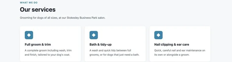 Pet services